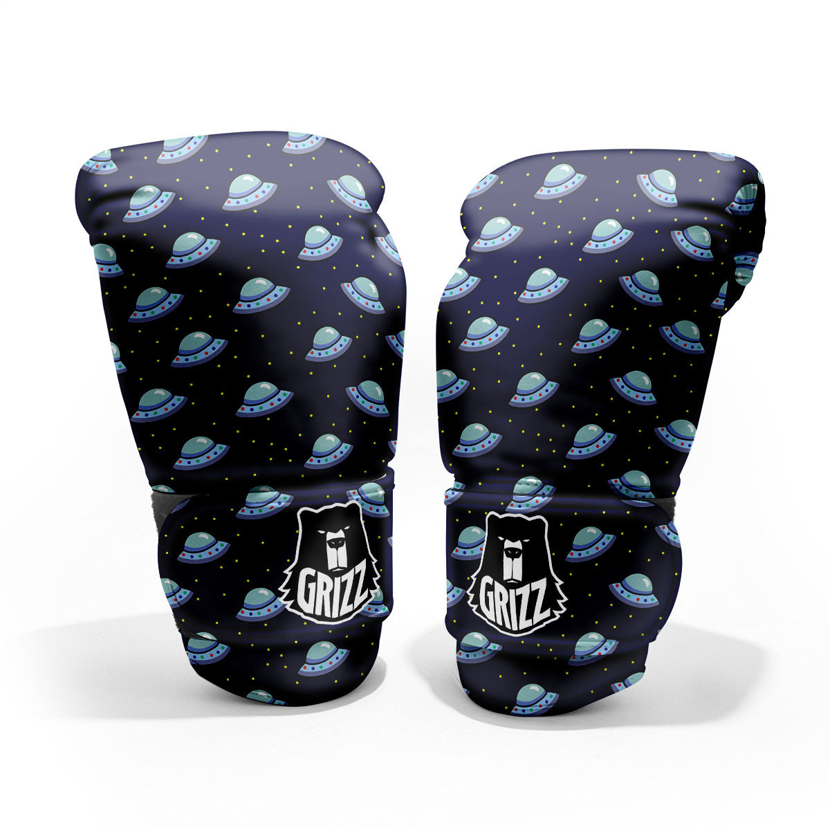UFO Galaxy Print Pattern Pro Boxing Glove