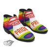 UFO LGBT Pride Rainbow Print Ankle Boots-grizzshop