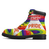 UFO LGBT Pride Rainbow Print Boots-grizzshop