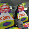 UFO LGBT Pride Rainbow Print Car Seat Covers-grizzshop