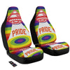 UFO LGBT Pride Rainbow Print Car Seat Covers-grizzshop