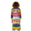 UFO LGBT Pride Rainbow Print Kimono-grizzshop