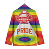 UFO LGBT Pride Rainbow Print Men's Blazer-grizzshop