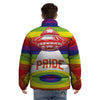 UFO LGBT Pride Rainbow Print Puffer Jacket-grizzshop