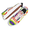 UFO LGBT Pride Rainbow Print Skate Shoes-grizzshop