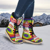 UFO LGBT Pride Rainbow Print Snow Boots-grizzshop