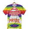 UFO LGBT Pride Rainbow Print T-Shirt-grizzshop