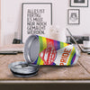 UFO LGBT Pride Rainbow Print Tumbler-grizzshop