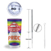 UFO LGBT Pride Rainbow Print Tumbler-grizzshop