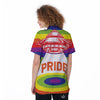 UFO LGBT Pride Rainbow Print Women's Golf Shirts-grizzshop