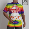 UFO LGBT Pride Rainbow Print Untucked Shirts-grizzshop