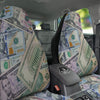 US Dollar Print Car Seat Covers-grizzshop