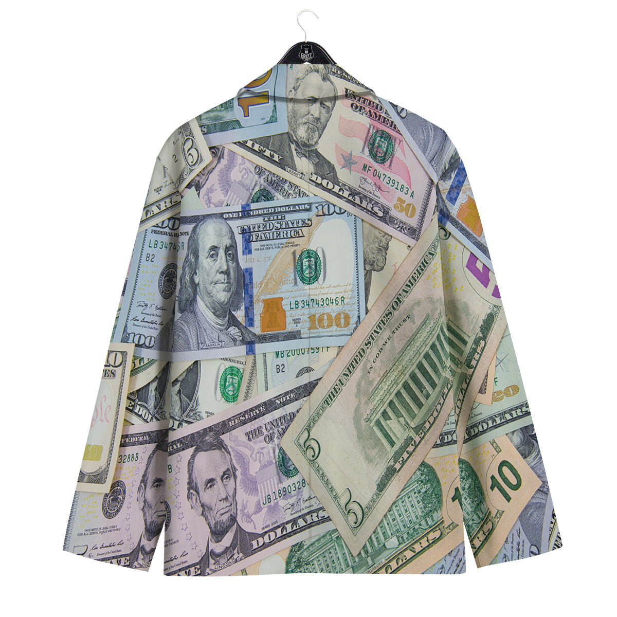 US Dollar Print Men's Sport Coat-grizzshop