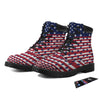 USA Blue And White Star Print Pattern Boots-grizzshop