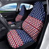 USA Blue And White Star Print Pattern Car Seat Covers-grizzshop