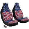 USA Blue And White Star Print Pattern Car Seat Covers-grizzshop