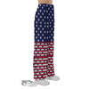 USA Blue And White Star Print Pattern Pajama Pants-grizzshop