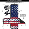 USA Blue And White Star Print Pattern Recliner Protector-grizzshop