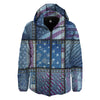 USA Denim Patchwork 4th of July Print Down Jacket-grizzshop