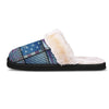 USA Denim Patchwork 4th of July Print Slippers-grizzshop