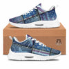 USA Denim Patchwork 4th of July Print Tennis Shoes-grizzshop