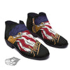 USA Eagle Patriotic Print Ankle Boots-grizzshop