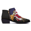 USA Eagle Patriotic Print Ankle Boots-grizzshop