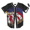 USA Eagle Patriotic Print Baseball Jersey-grizzshop