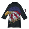 USA Eagle Patriotic Print Bathrobe-grizzshop