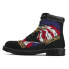 USA Eagle Patriotic Print Boots-grizzshop