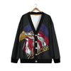 USA Eagle Patriotic Print Cardigan-grizzshop