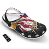 USA Eagle Patriotic Print Clog-grizzshop