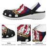 USA Eagle Patriotic Print Clog-grizzshop