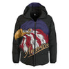 USA Eagle Patriotic Print Down Jacket-grizzshop