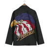 USA Eagle Patriotic Print Men's Blazer-grizzshop