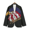 USA Eagle Patriotic Print Men's Blazer-grizzshop