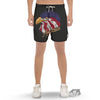 USA Eagle Patriotic Print Men's Gym Shorts-grizzshop