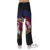 USA Eagle Patriotic Print Pajama Pants-grizzshop