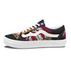 USA Eagle Patriotic Print Skate Shoes-grizzshop