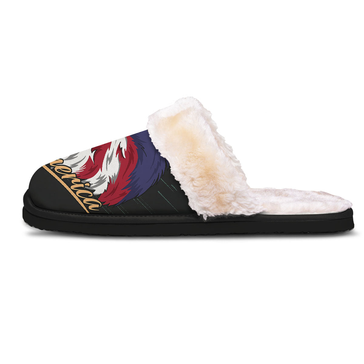 USA Eagle Patriotic Print Slippers-grizzshop