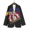 USA Eagle Patriotic Print Women's Blazer-grizzshop