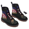 USA Eagle Patriotic Print Work Boots-grizzshop