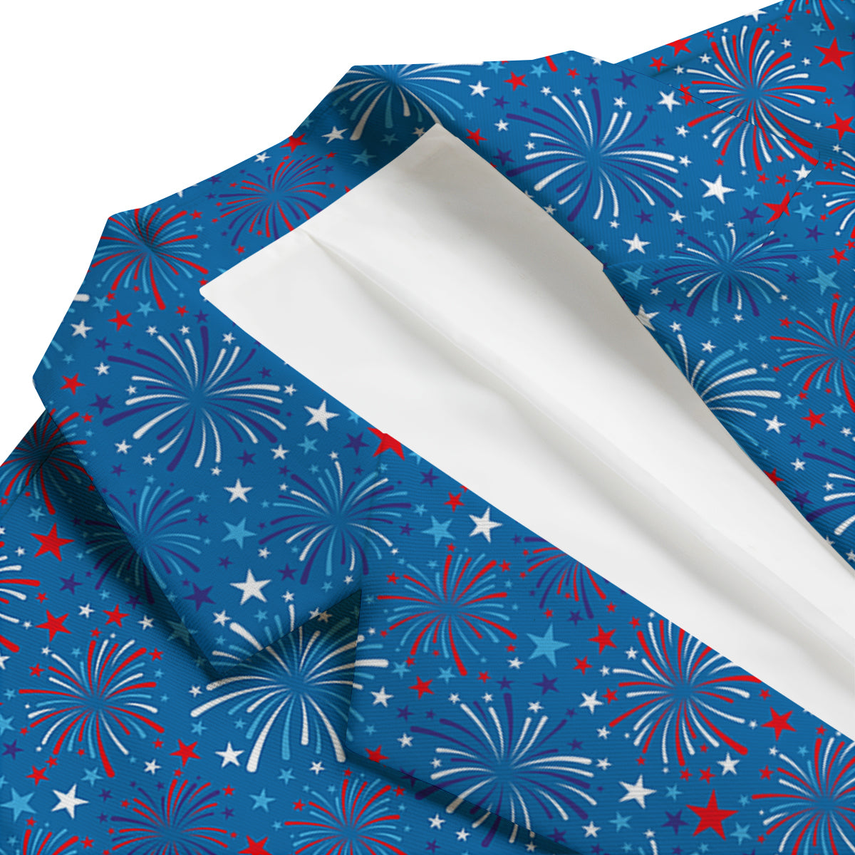 USA Firework Print Pattern Men's Blazer-grizzshop