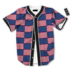 USA Flag 4th of July Print Pattern Baseball Jersey-grizzshop