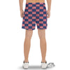 USA Flag 4th of July Print Pattern Men's Gym Shorts-grizzshop