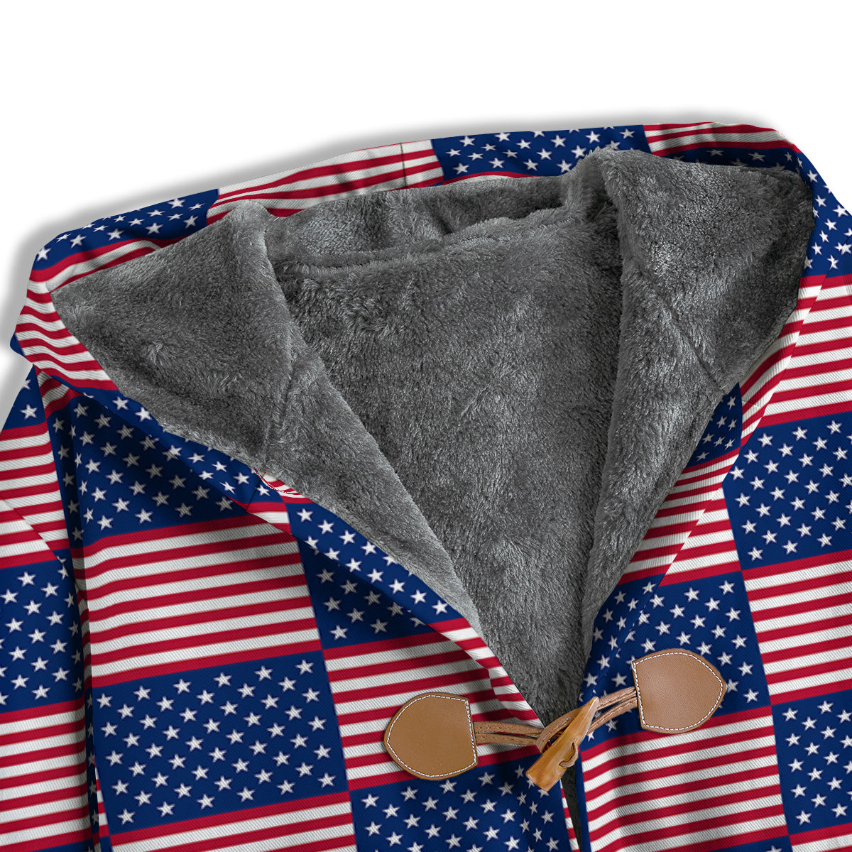 USA Flag 4th of July Print Pattern Men's Windbreaker Jacket-grizzshop