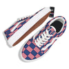 USA Flag 4th of July Print Pattern Skate Shoes-grizzshop