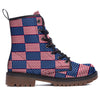 USA Flag 4th of July Print Pattern Work Boots-grizzshop