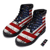 USA Flag Grunge Print Boots-grizzshop