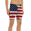 USA Flag Grunge Print Boxer Briefs-grizzshop